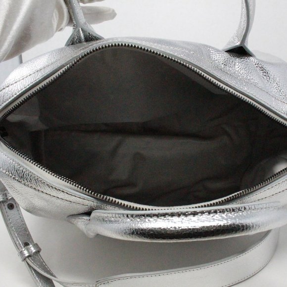 Beckon #45495 Broad Baby Metallic Handbag